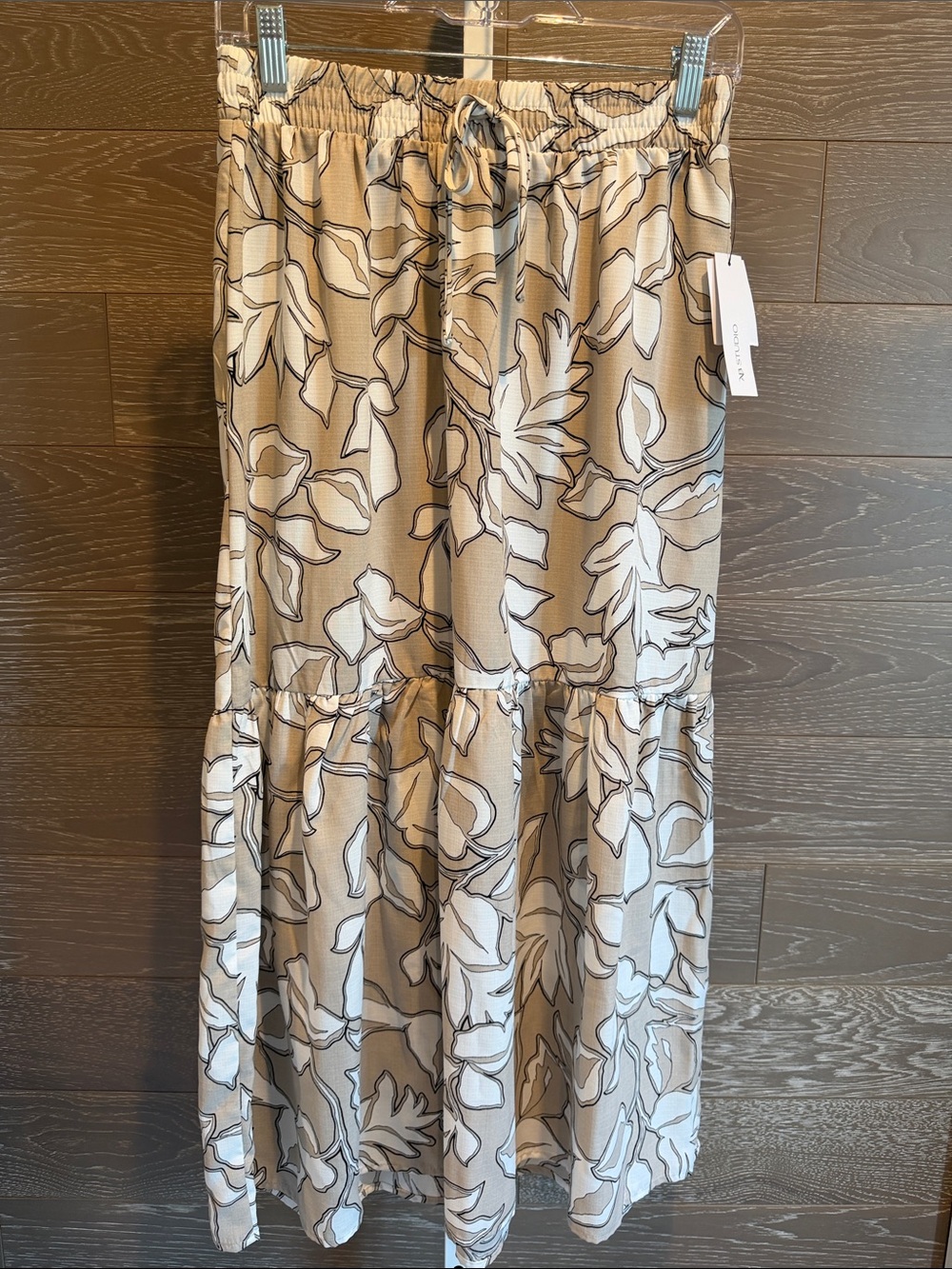 Floral Tiered Maxi Skirt